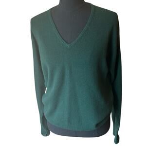 Vintage Forstmann 100% Cashmere Forest Green Sweater Women’s (M/L) Luxury Knit